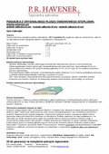 dane techniczne poduszki na lawki